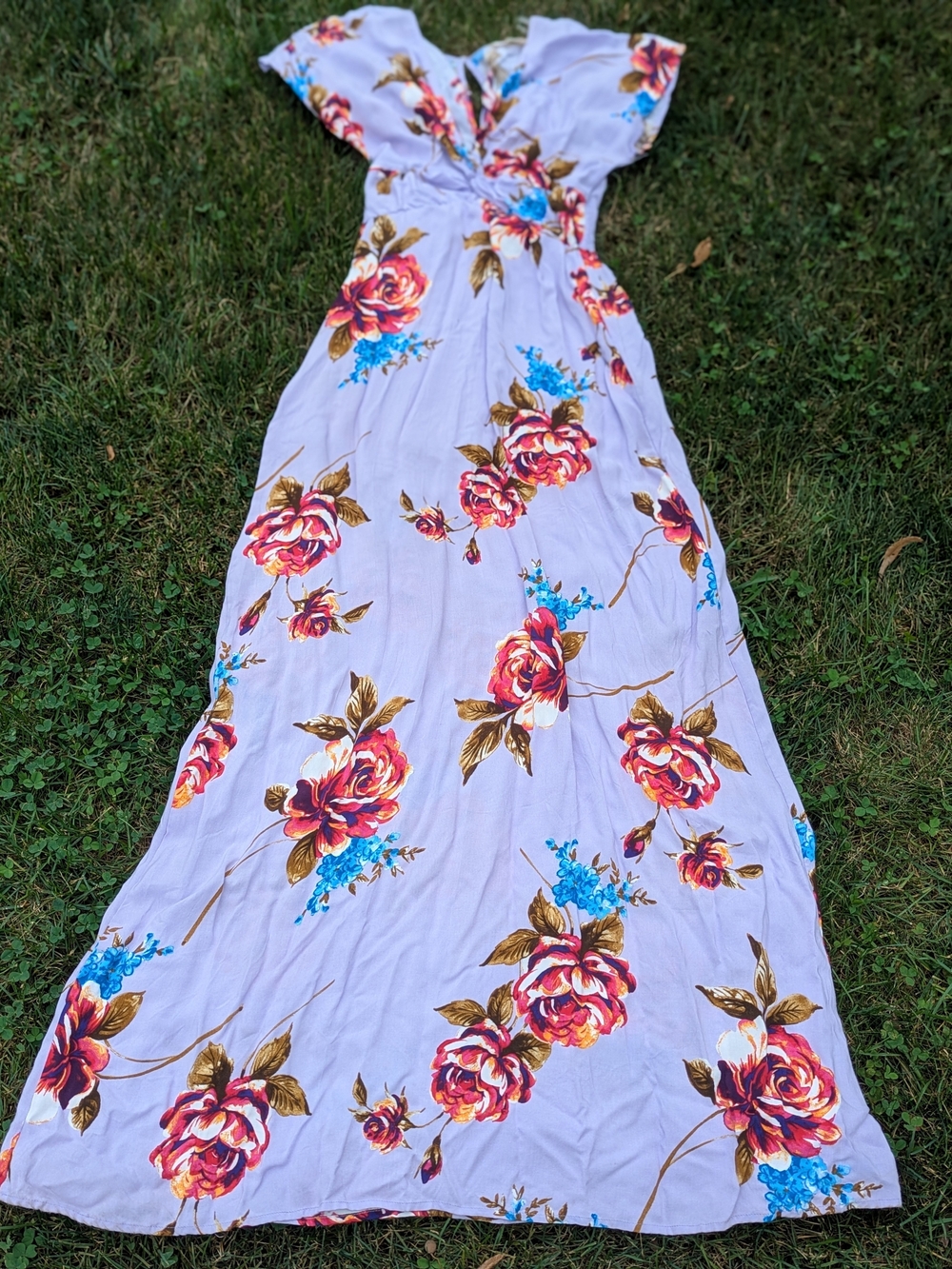 Altar'd State Lavender Maxi Dress